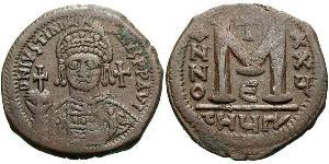  Follis Byzantinisches Reich (330-1453) Bronze Justinian I (482-565)