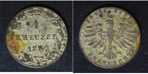 FRANKFURT AM MAIN (German City) 1 Kreuzer 1856 - Silver 0.167 - 946