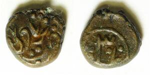 INDIA (Arcot) 1 Cash ND(ca.1760-1806) - Copper - 1077