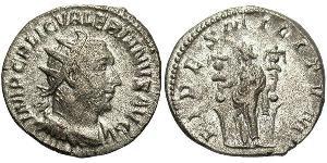1 Antoninianus 羅馬帝國 銀 瓦勒良