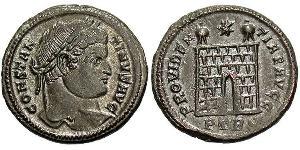 1 Follis /  AE3 Römische Kaiserzeit (27BC-395) Bronze Konstantin I (272 - 337)