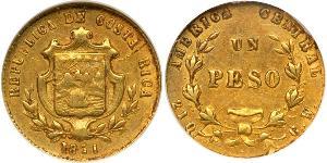 1 Peso Costa Rica Or 