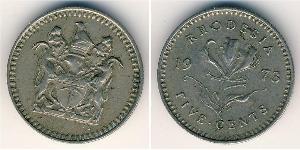 5 Cent Southern Rhodesia (1923-1980) Rame/Nichel 