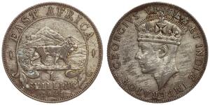 East Africa - 1 Shilling 1941 - George VI - Lion - Silver