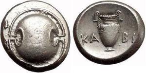 1 Stater Boeotia Silver 
