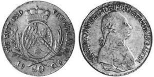 20 Kreuzer Électorat de Bavière (1623 - 1806) Argent 