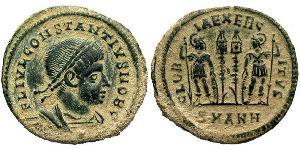 1 Follis /  AE3 Römische Kaiserzeit (27BC-395) Bronze Constantius II(317 - 361)
