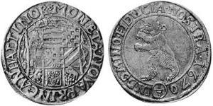 1/3 Thaler Anhalt (1212 - 1806) Plata 