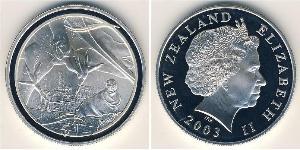 1 Dollar New Zealand Silver 