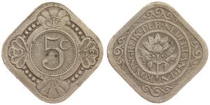 Netherlands - 5 Cent 1932