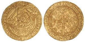 1 Noble Königreich England (927-1649,1660-1707) Gold Heinrich VI (1421-1471)