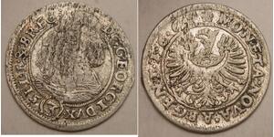 SILESIA LIEGNITZ BRIEG 3 Kreuzer 1.6.6.1. EW - Silver - Georg III. - VF - 1162 *