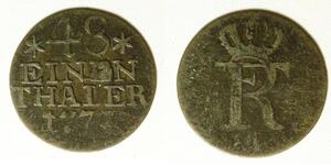 PRUSSIA (German State) 1/48 Thaler 1777 A - Silver 0.250 - Friedrich II. - 4249