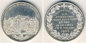 1 Thaler Bremen (state) Silver 