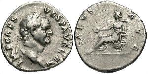 1 Denario Impero romano (27BC-395) Argento Vespasiano (9-79)