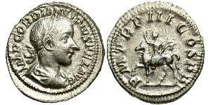  Denario Impero romano (27BC-395) Argento Gordiano III(225-244)