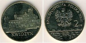 2 Zloty Third Polish Republic (1991 - ) Laiton 