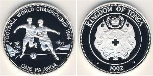 1 Paanga Tonga Argent 