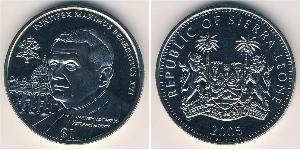 1 Dollar Sierra Leone Copper/Nickel 