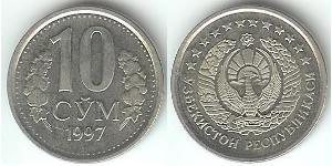 10 Som Uzbekistan (1991 - )  