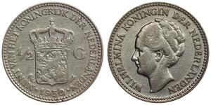 Netherlands - 1/2 Gulden 1930 - Wilhelmina