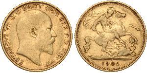 1/2 Sovereign United Kingdom of Great Britain and Ireland (1801-1922) Gold Edward VII (1841-1910)