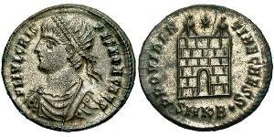  AE3 / 1 Фолліс Римська імперія (27BC-395) Бронза Крисп (305 - 326)