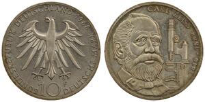 10 Mark Germania Ovest (1949-1990) Argento 
