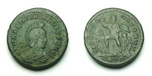 
          
           
             
              VALENTINIAN II AE 2 
           
           
             
              Description: 
              
              Date: C, 378-383 AD 
       ...