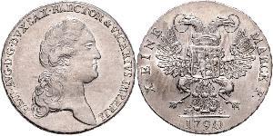 1 Thaler Principato Elettorale di Sassonia (1356 - 1806) Argento Federico Augusto I (re di Sassonia)