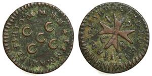 Malta - 1 Grano 1757 - Manuel Pinto de Fonseca