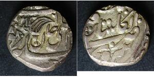 INDIA (Tonk) 1 Rupee AH1306 - Silver - Ibrahim Ali Khan - VF - 461