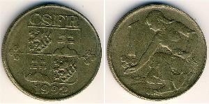 1 Крона Чехословакия (918-1992) Бронза 