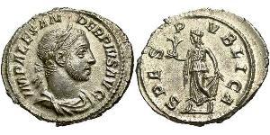 1 Денарий Римская империя (27BC-395) Серебро Александр Север (208-235)