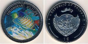 1 Dólar Palaos Níquel/Cobre 