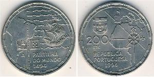 200 Escudo Republica Portuguesa (1975 - ) Kupfer/Nickel 