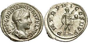  Denario Impero romano (27BC-395) Argento Gordiano III(225-244)