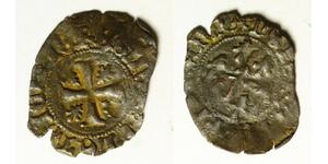 NAPLES (Italy) Denaro ND - Billon - Giovanna I. (1343-1347) - 1137