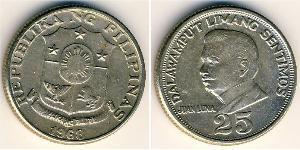 25 Centimo Filippine Rame/Zinco/Nichel 