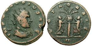 1 Antoninian Römische Kaiserzeit (27BC-395)  Claudius II Gothicus (213-270)