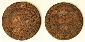 PORTUGAL 5 Reis 1728 - Copper - John V. - 4194