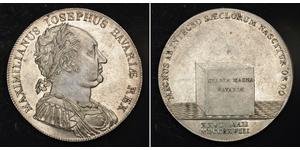  
 
    1818, Kingdom of Bavaria, Maximilian Joseph.  Silver 