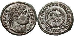 1 Follis /  AE3 羅馬帝國 青铜 君士坦丁大帝