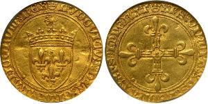 1 Ecu Francia medioevale (843-1791) Oro Luigi XII di Francia (1462 - 1515)