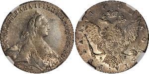 1 Rubel Russisches Reich (1720-1917) Silber Katharina II (1729-1796)