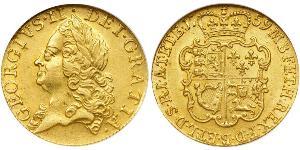 1 Guinea Königreich Großbritannien (1707-1801) Gold Georg II (1683-1760)