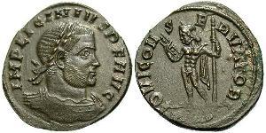1 Follis Impero romano (27BC-395) Bronzo Licinio I (265-324)
