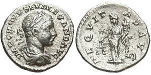 1 Денарій Римська імперія (27BC-395) Срібло Александр Север (208-235)