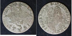 PRUSSIA (German State) 3 Groscher 1781 A - Silver - Friedrich II. - 4267