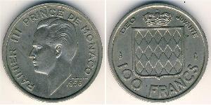 100 Franc Principato di Monaco Rame/Nichel 